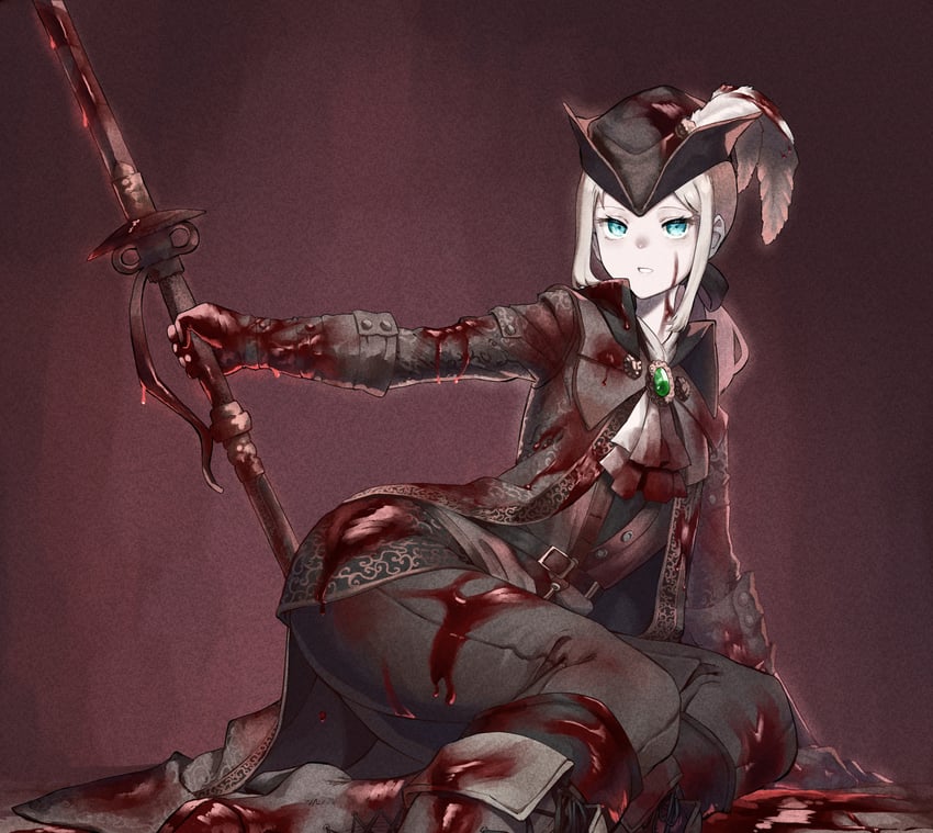 lady maria of the astral clocktower (bloodborne) drawn by ekrea_jan