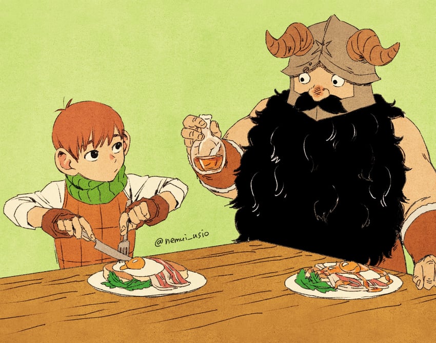 senshi and chilchuck tims (dungeon meshi) drawn by nemui_usio