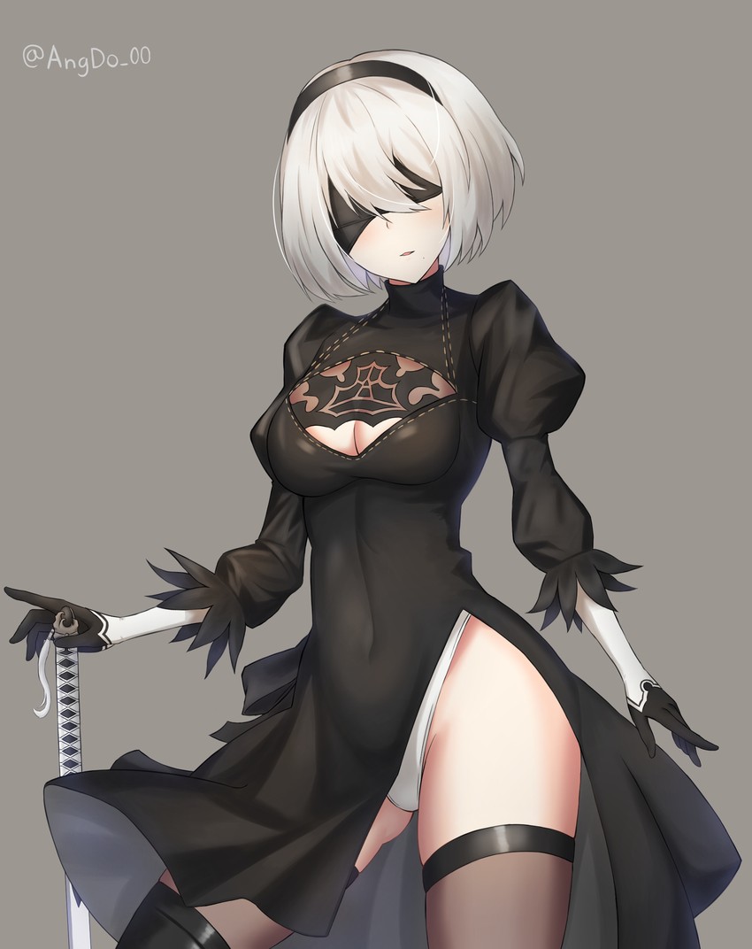 2b (nier and 1 more) drawn by angdo_(kakajo26)