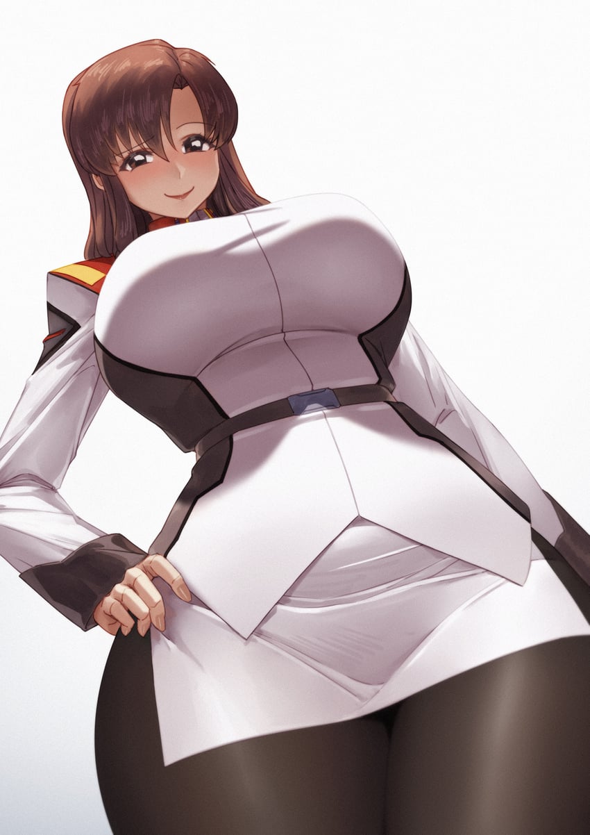 murrue ramius (gundam and 1 more) drawn by qingmingtongzi