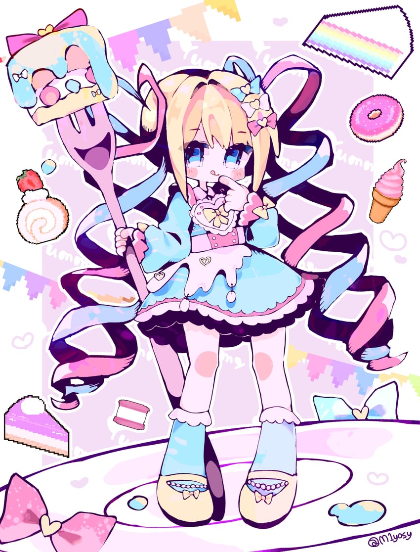 chouzetsusaikawa tenshi-chan (needy girl overdose and 1 more) drawn by m1yosy