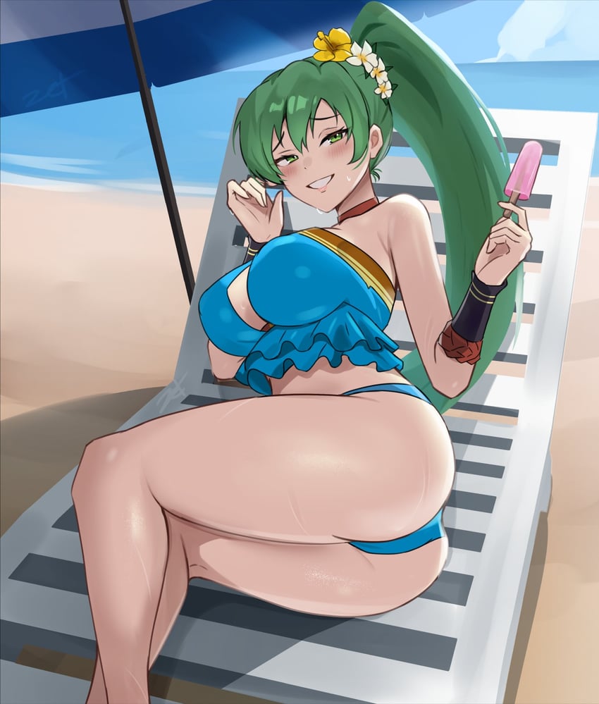 lyn (fire emblem and 2 more) drawn by zet_(twt_zet)