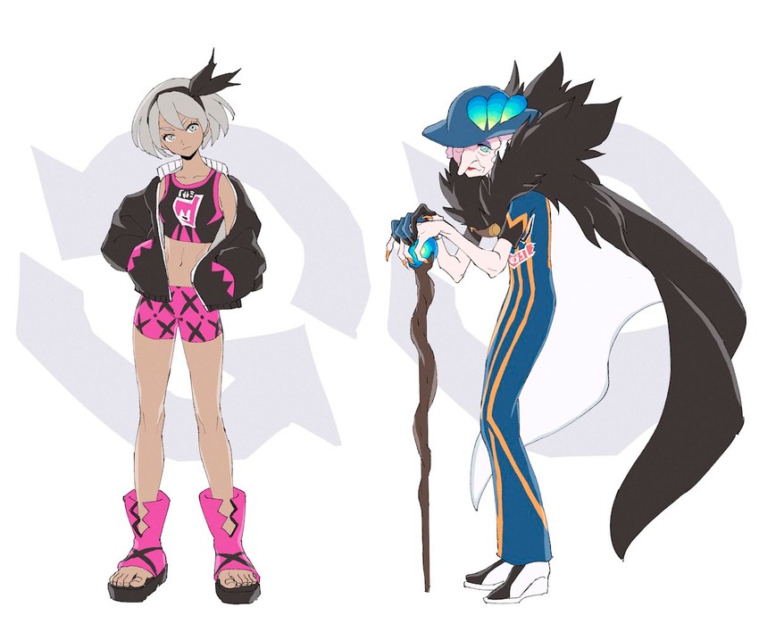 bea and opal (pokemon and 1 more) drawn by p-40_(tukinosita-de)