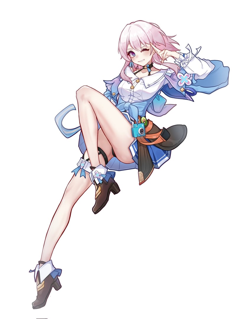 march 7th (honkai and 1 more) drawn by dexien