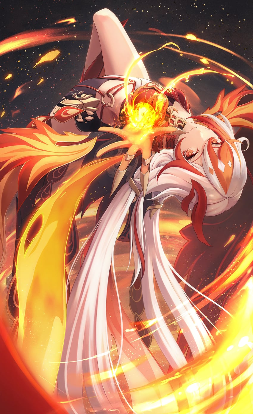 fu hua (honkai and 1 more) drawn by dead_angels