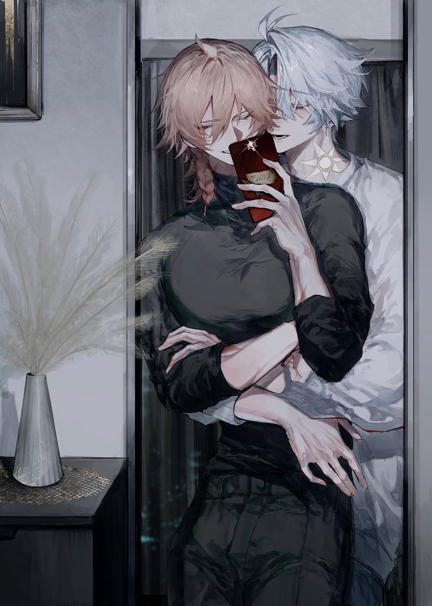 phainon and mydei (honkai and 1 more) drawn by sunset_1830