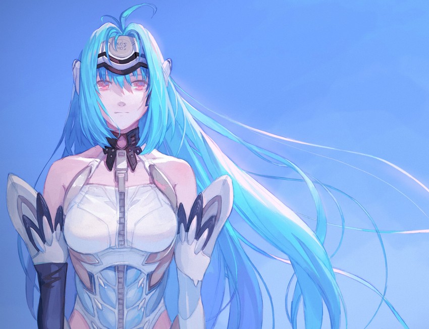 kos-mos (xenosaga and 1 more) drawn by machibari2 and machihari