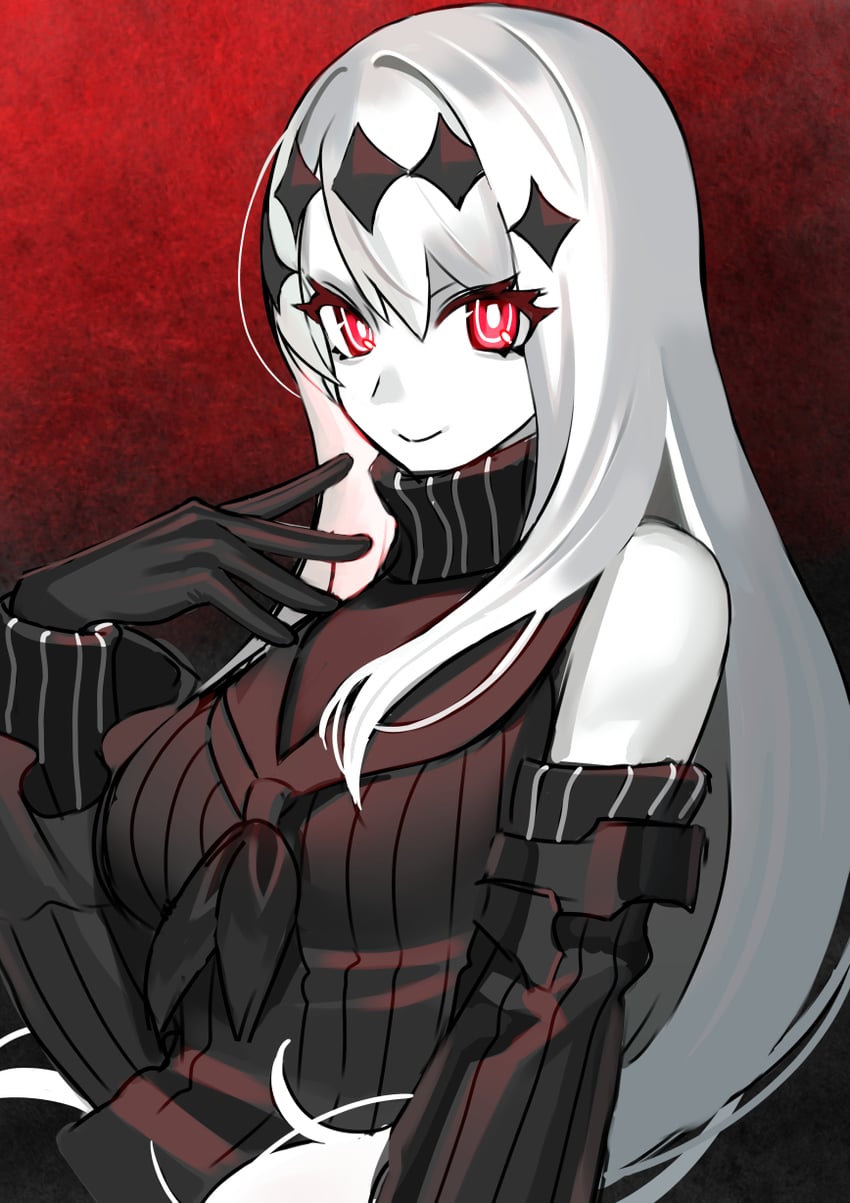 aircraft carrier water oni (kantai collection) drawn by akagi_kurage