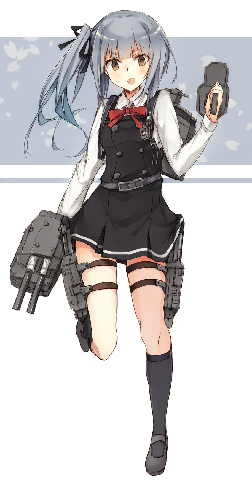 kasumi and kasumi kai ni (kantai collection) drawn by kinona