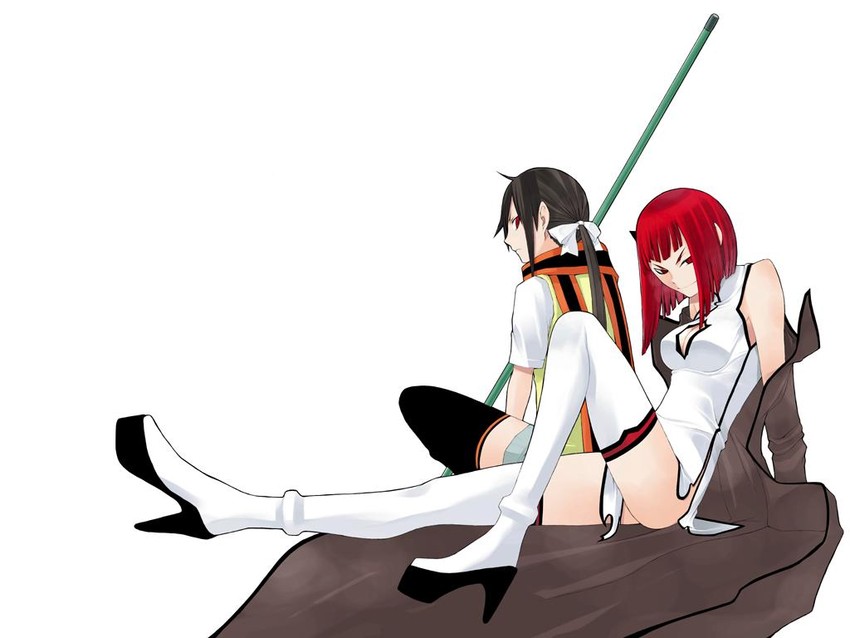 yarizakura hime and kurumaki zakuro (yozakura quartet) drawn by yasuda_suzuhito