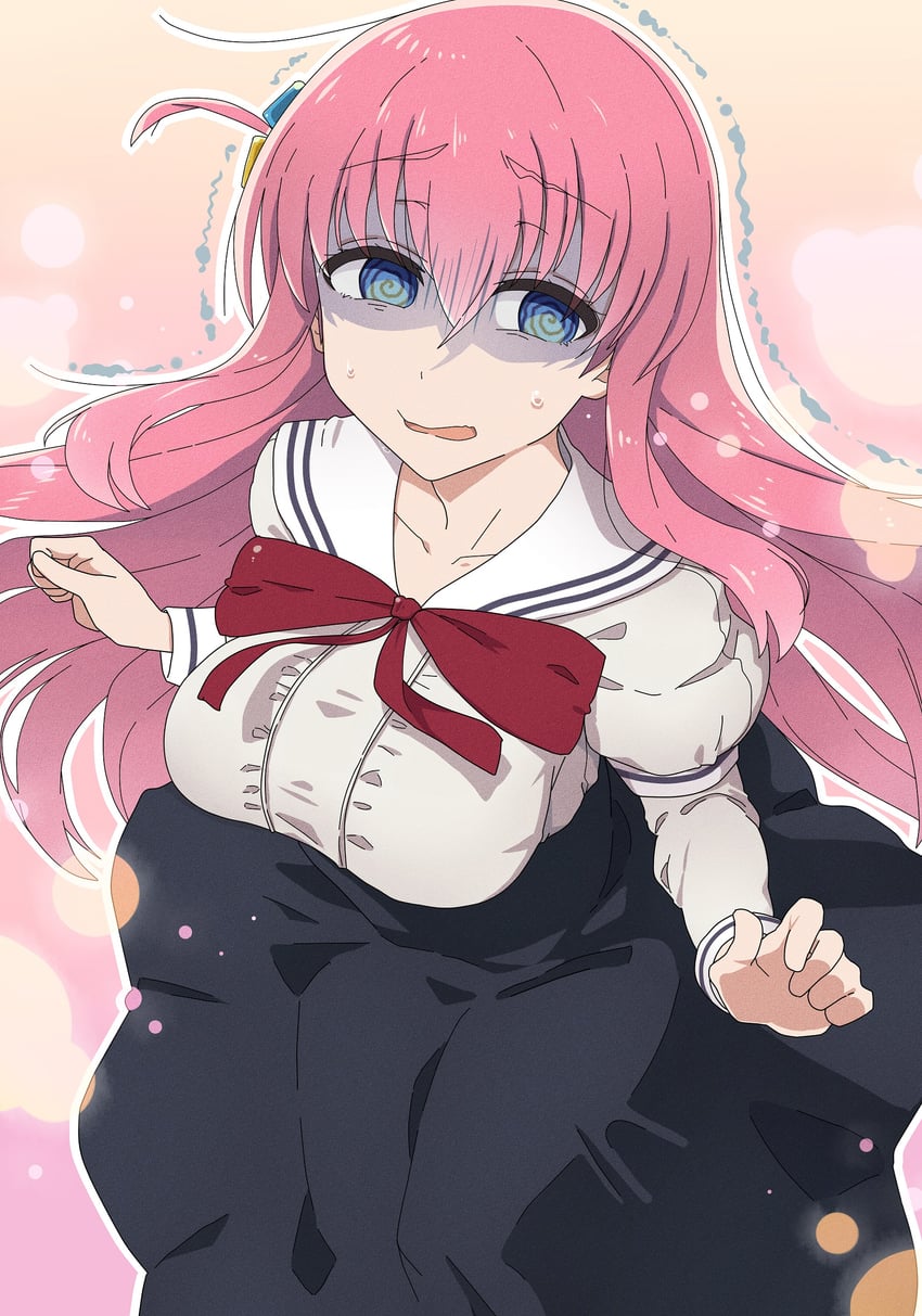 gotoh hitori (bocchi the rock!) drawn by minarai_tenna