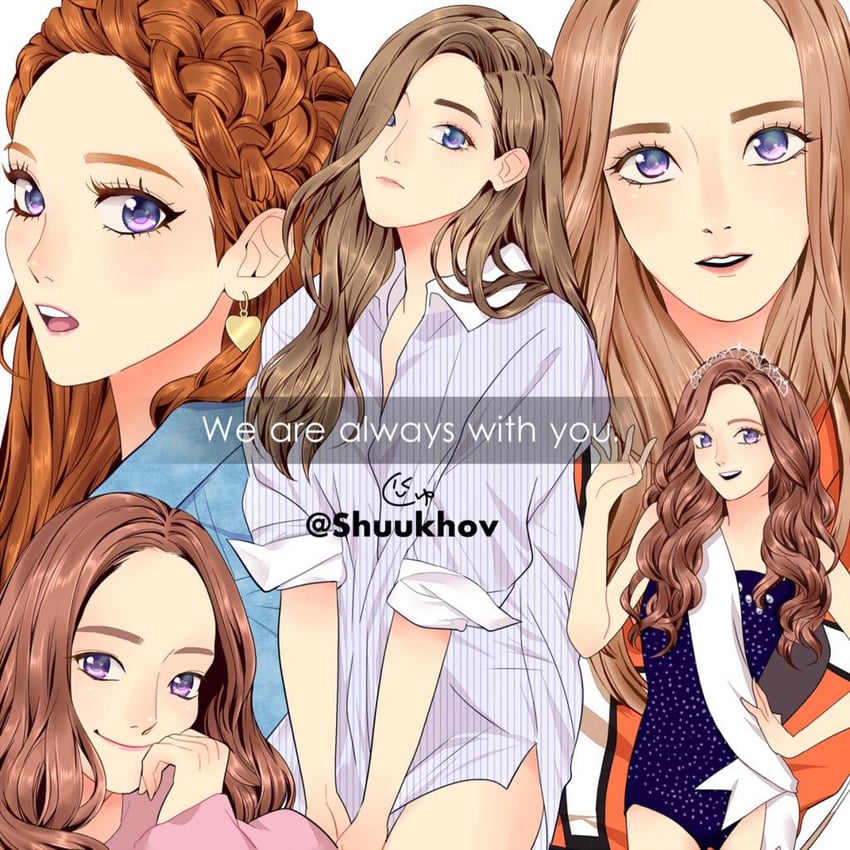 jessica (real life and 1 more) drawn by shuukhov