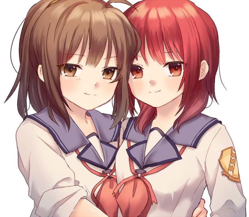 iwasawa masami and hisako (angel beats!) drawn by hanyu_mf