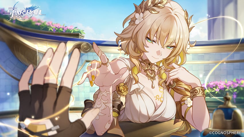 trailblazer, caelus, and aglaea (honkai and 1 more)