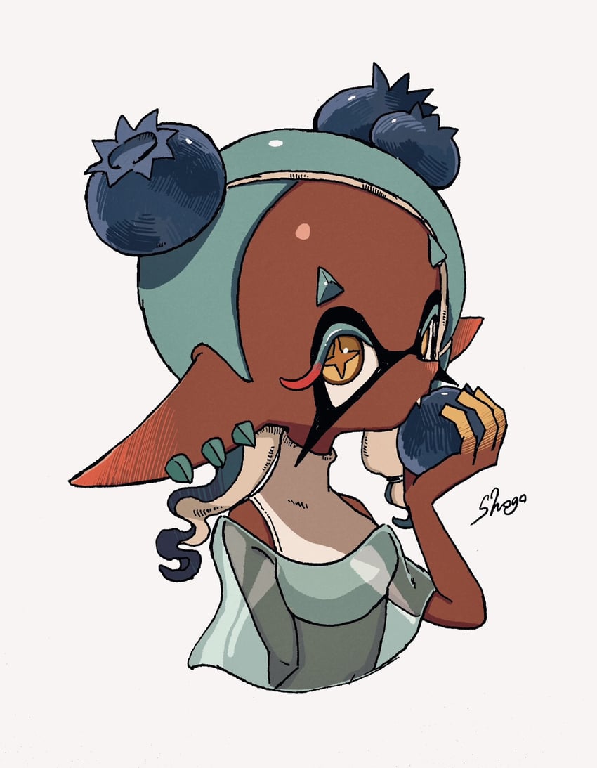 frye (splatoon and 1 more) drawn by shogo_(shogo70449442)