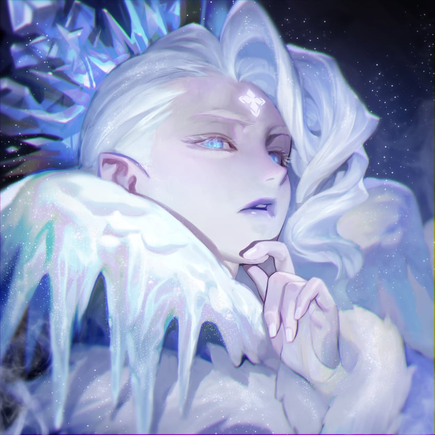 frost queen cookie (cookie run and 1 more) drawn by kogseu