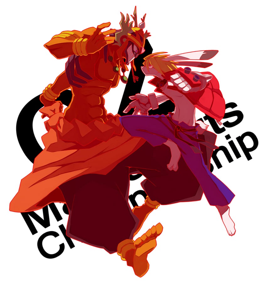 king kazma and love machine (summer wars) drawn by yow