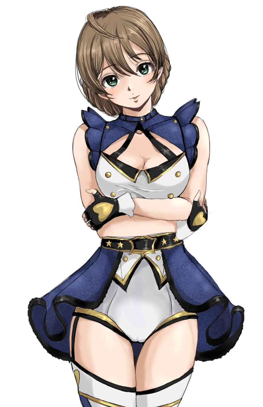 sakuramori kaori (idolmaster and 2 more) drawn by gatsby_ssl