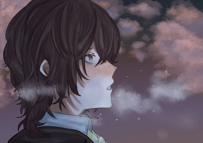 edgar allan poe (bungou stray dogs) drawn by yuu_(y75082844)