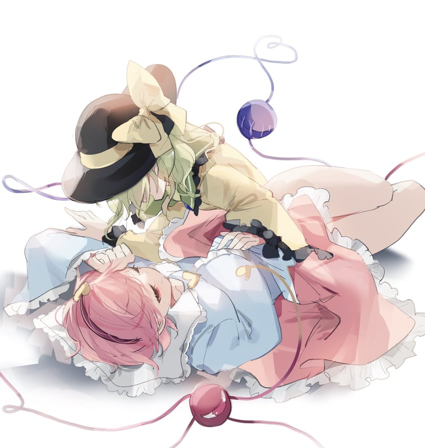 komeiji koishi and komeiji satori (touhou) drawn by sorani_(kaeru0768)