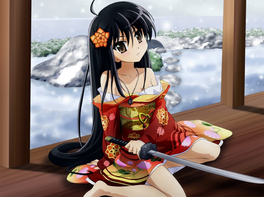 shana and alastor (shakugan no shana) drawn by ueta_kazuyuki