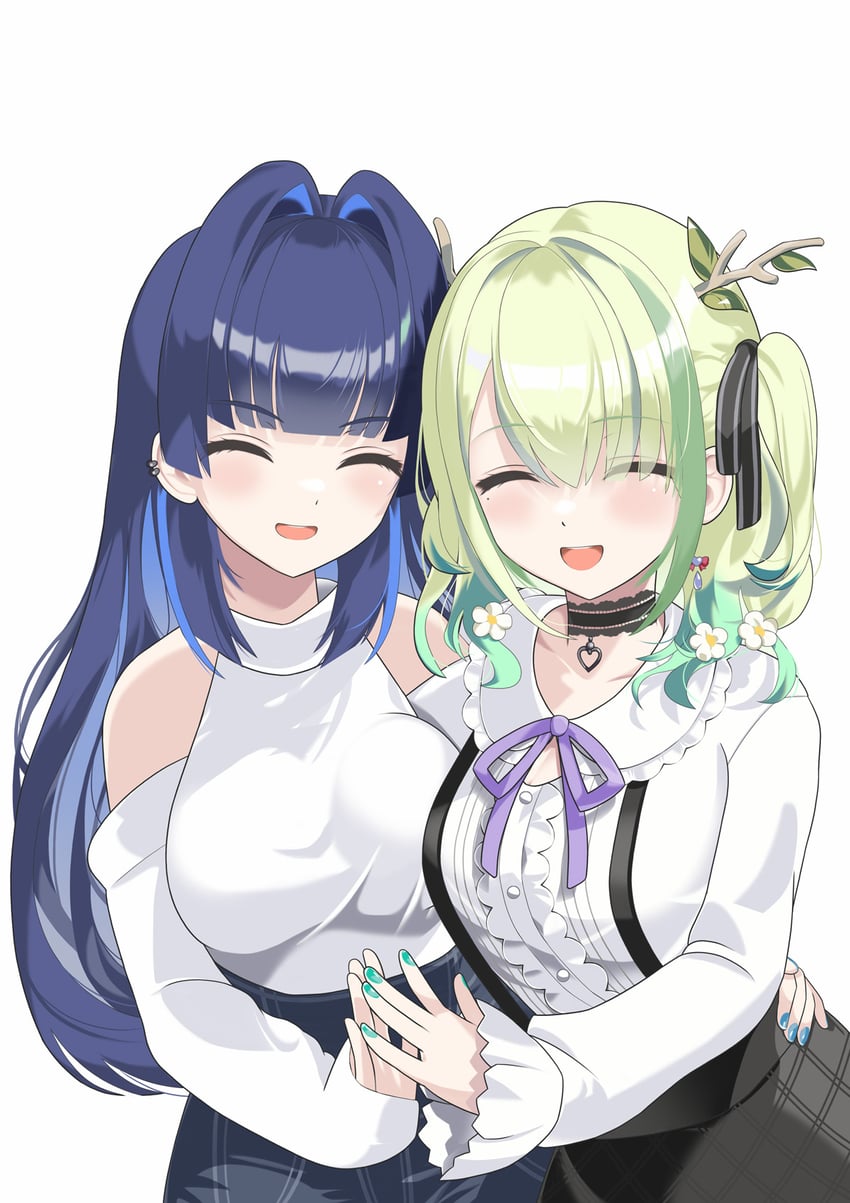 ouro kronii and ceres fauna (hololive and 1 more) drawn by glawsbsxpytn7j9