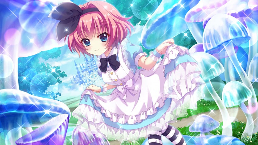 alice and hiiragi kae (alice's adventures in wonderland and 1 more) drawn by izumi_tsubasu