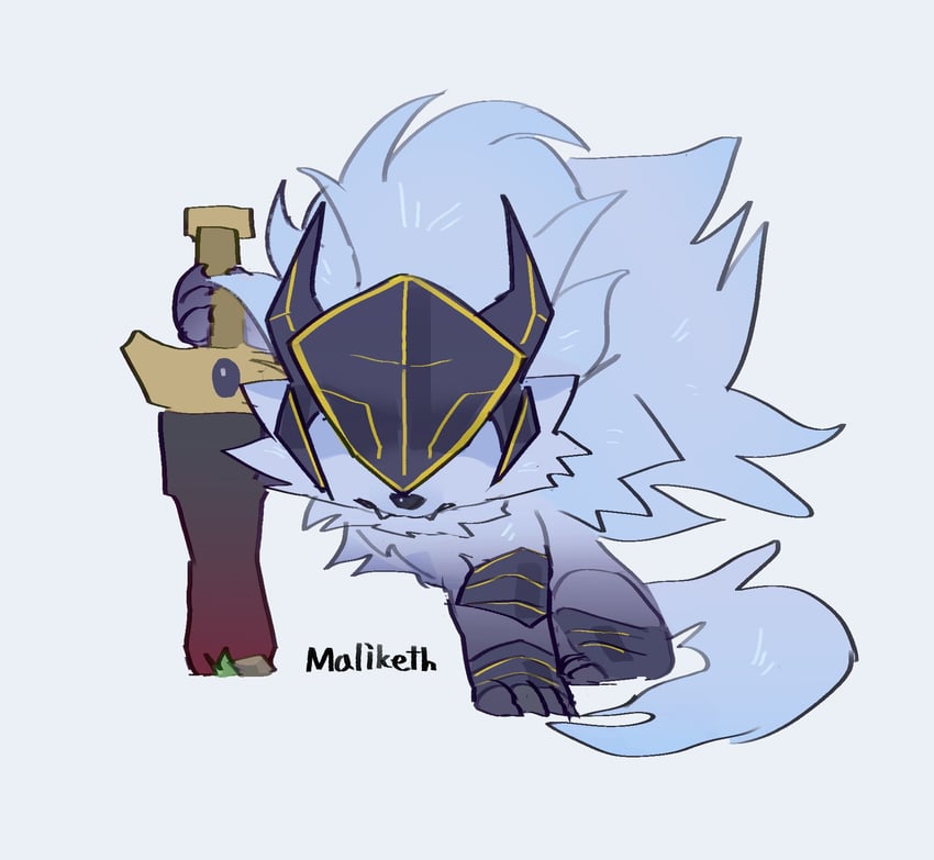 maliketh the black blade (elden ring) drawn by loss_kim