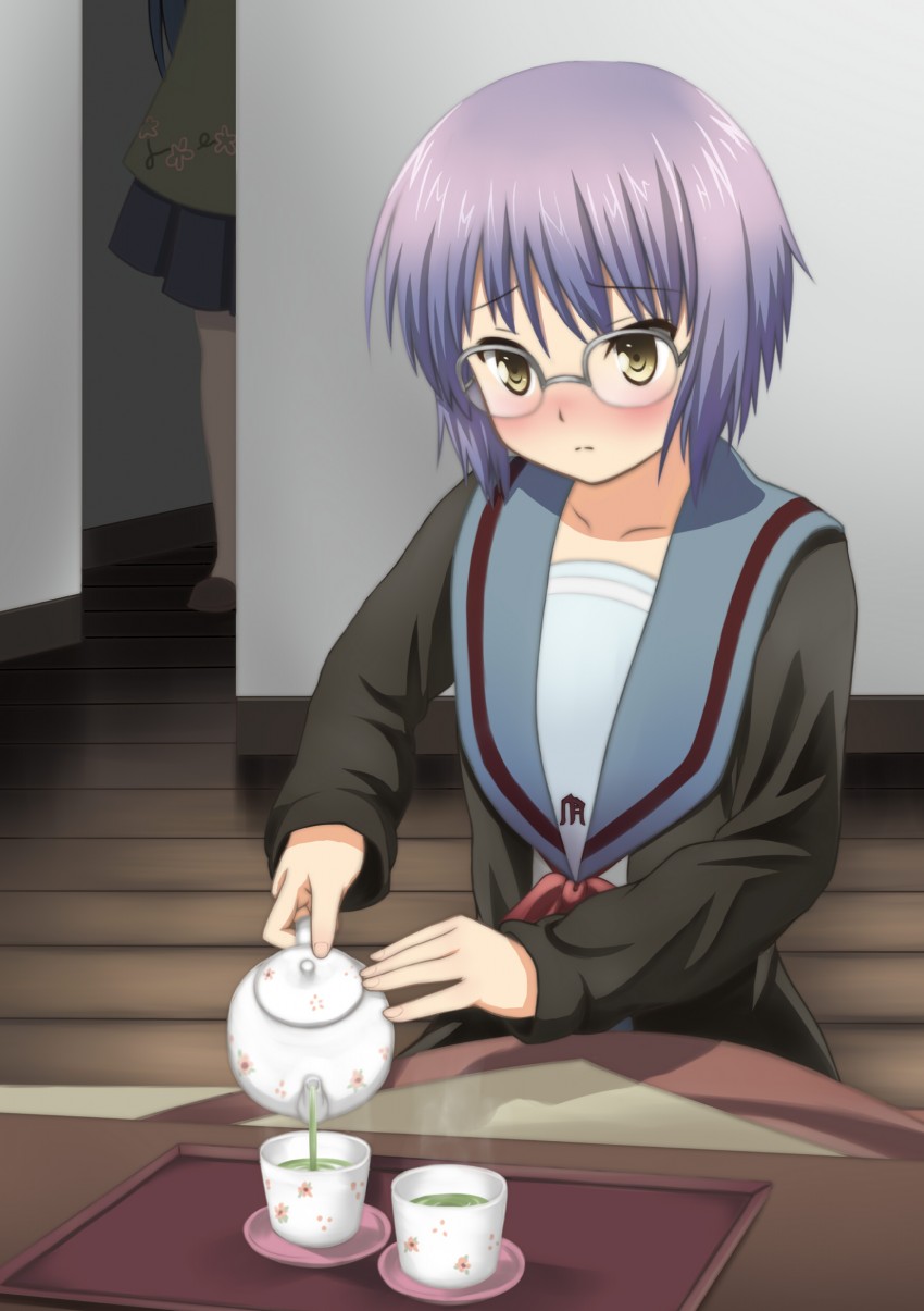 nagato yuki and asakura ryoko (suzumiya haruhi no yuuutsu and 1 more) drawn by koko_(koko3)