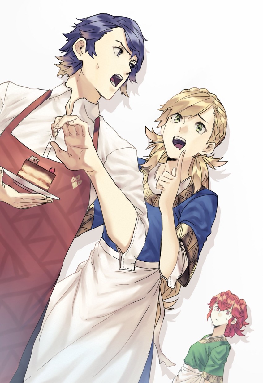 anna, sharena, and alfonse (fire emblem and 1 more) drawn by tomentomob