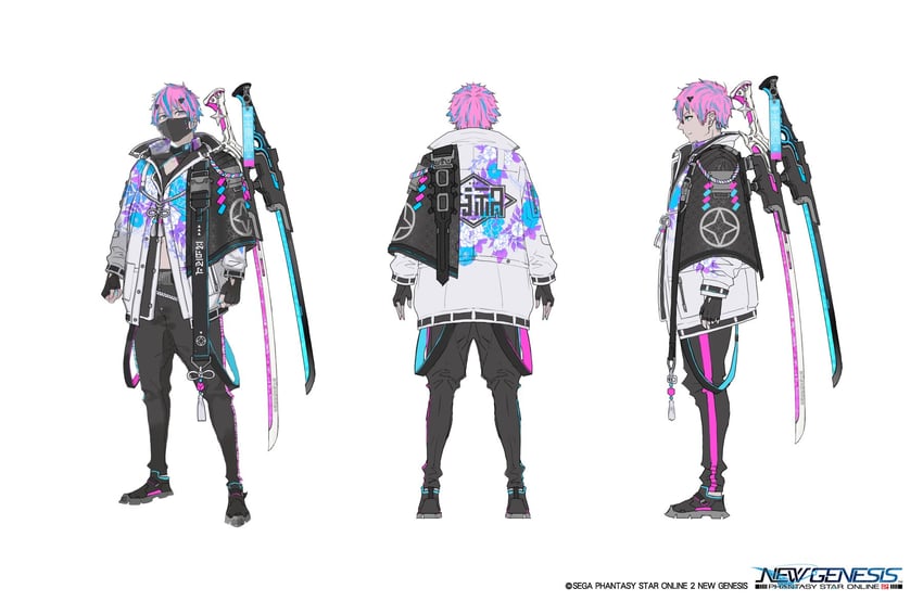 phantasy star and 1 more drawn by tokiki_(tomok1)