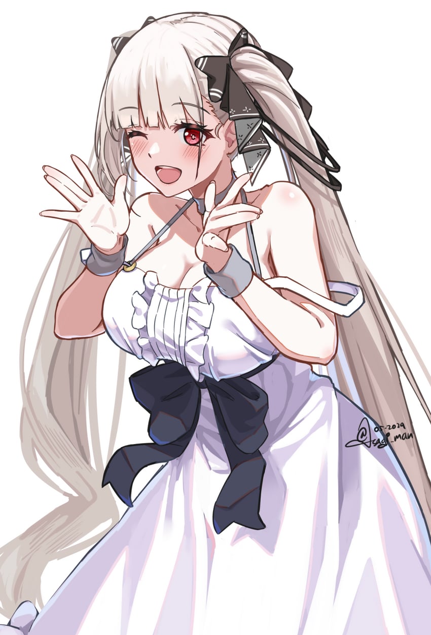 formidable, kugimiya rie, and fenrys (azur lane and 1 more) drawn by sundajin_asagi