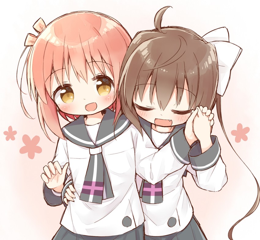 momochi tamate and ichinose hana (slow start) drawn by yuune_(ayanepuna)