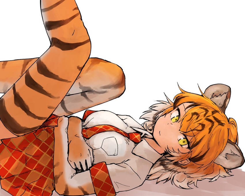 tiger (kemono friends) drawn by ka_(3s4k4) and rumenia_(ao2is)