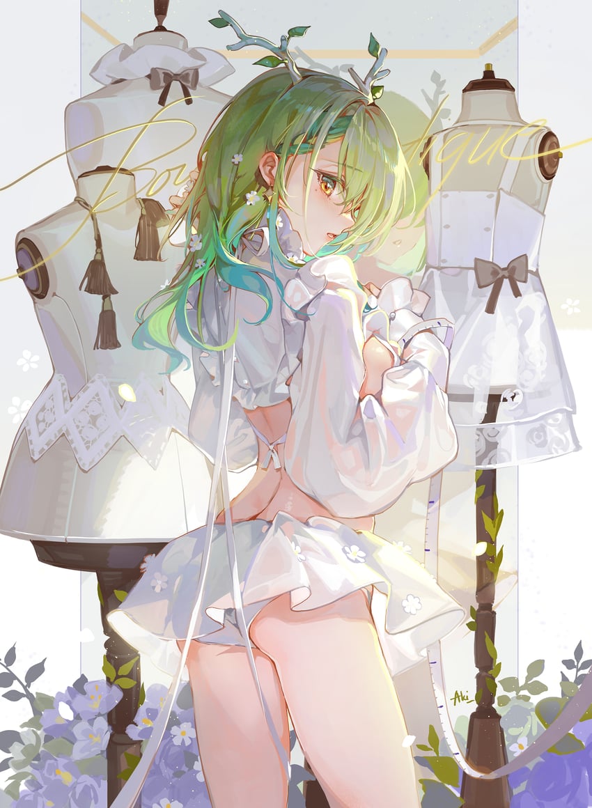 ceres fauna (hololive and 1 more) drawn by akizero1510