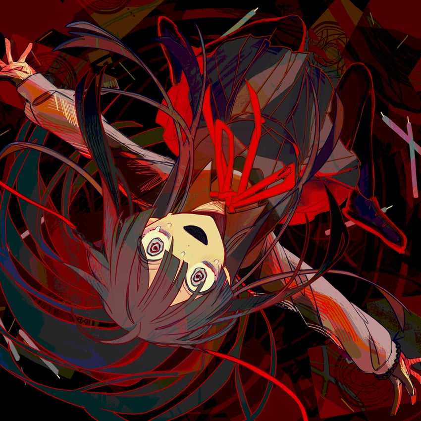 kurahashi akari (original and 2 more) drawn by himanemuitoma