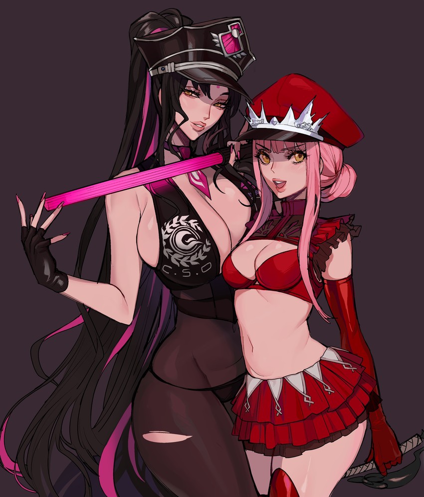 sessyoin kiara and medb (fate and 1 more) drawn by ennuigrl