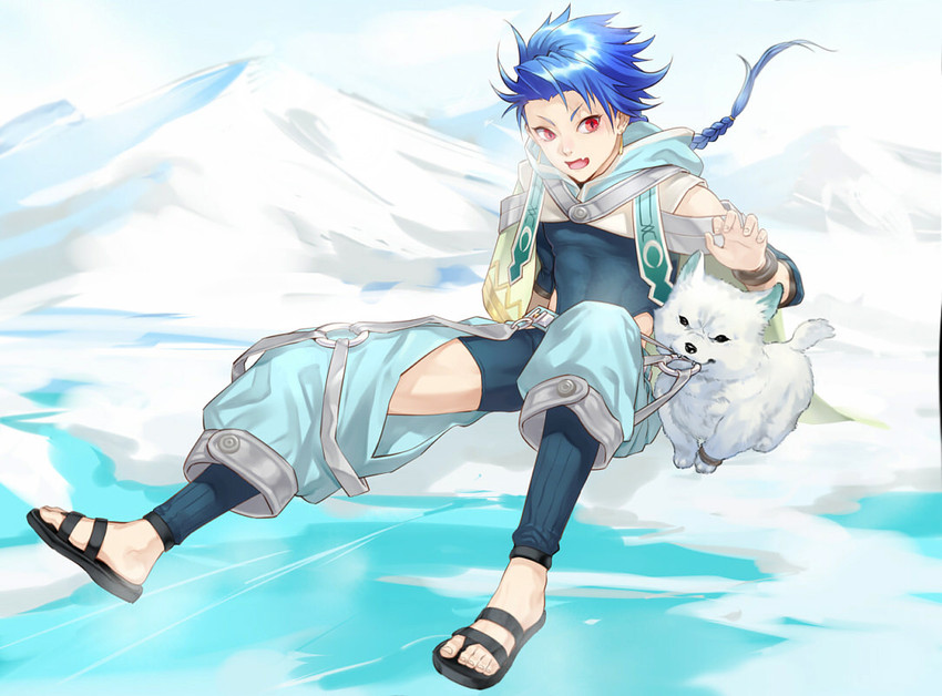 cu chulainn and setanta (fate and 2 more) drawn by changye