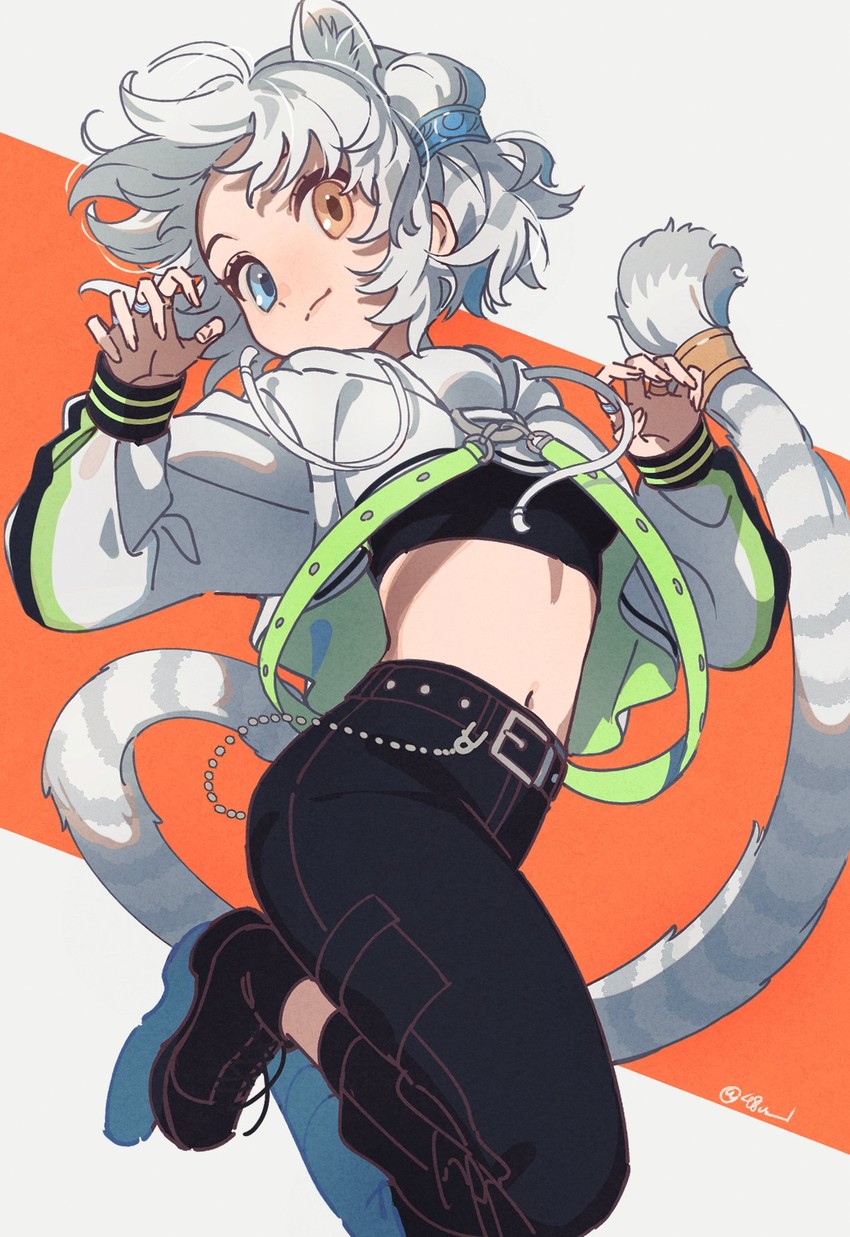 byakko (kemono friends and 1 more) drawn by namihaya