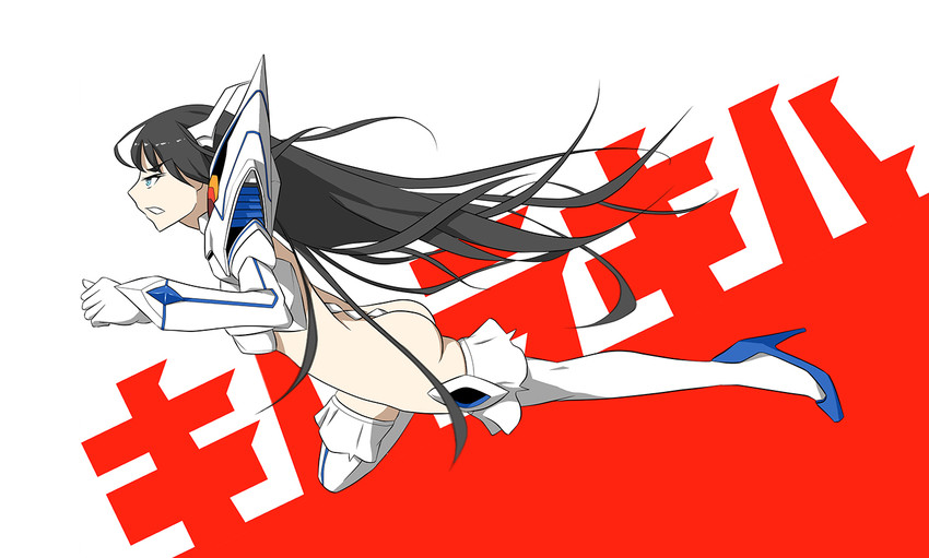 kiryuuin satsuki and junketsu (kill la kill) drawn by den_(kur0_yuki)