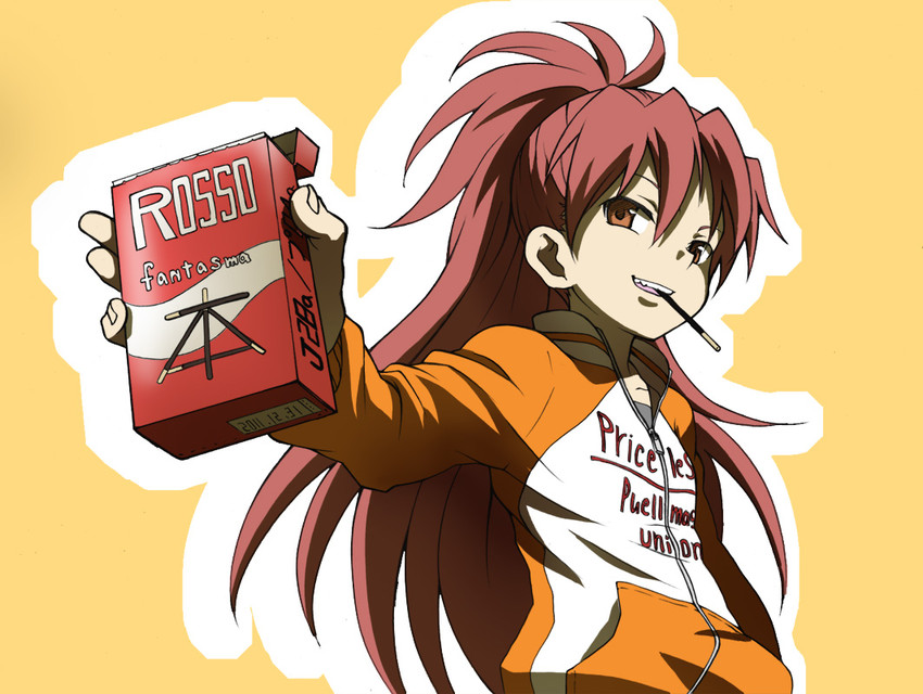 sakura kyoko (mahou shoujo madoka magica) drawn by renji_(orange_ize)
