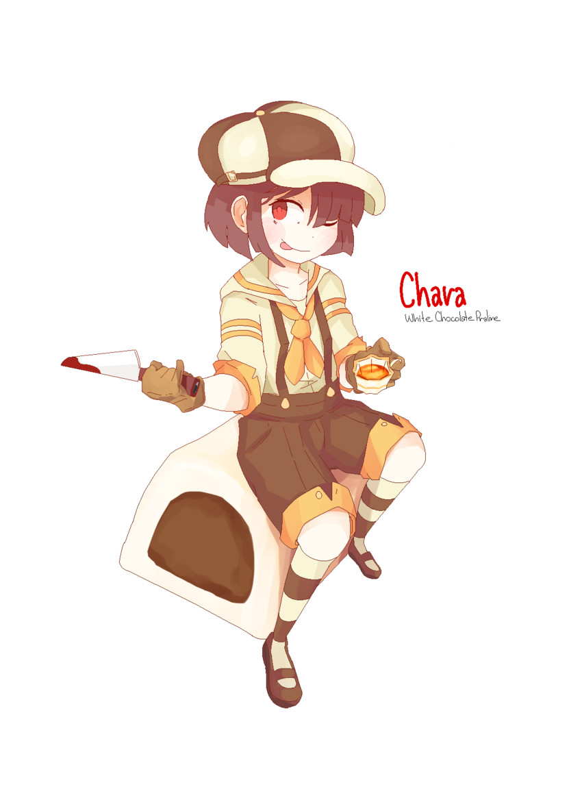 chara (undertale) drawn by caribun