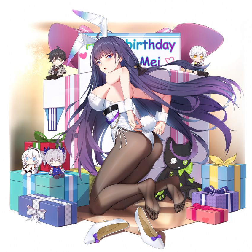 kiana kaslana, raiden mei, bronya zaychik, adam, and carole peppers (honkai and 1 more) drawn by wu_ganlan_cai