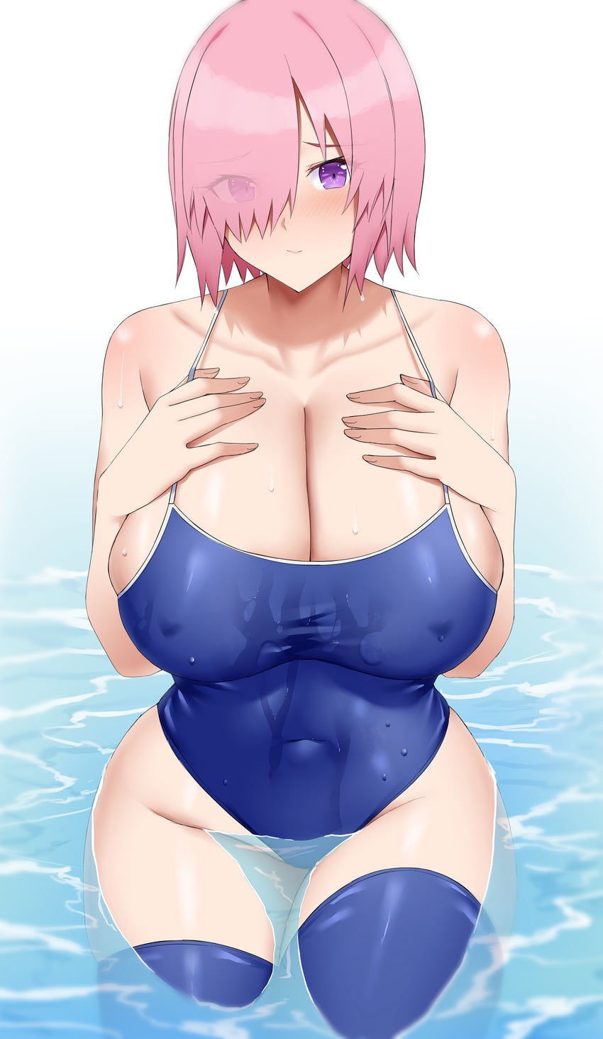 mash kyrielight (fate and 1 more) drawn by arind_yudha