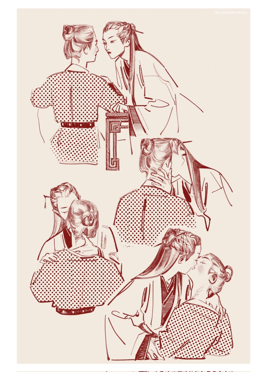 mu qing and feng xin (tianguan cifu) drawn by enilehtnorevol