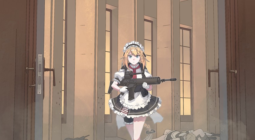 g36 (girls' frontline and 1 more) drawn by tab_(tabkun)
