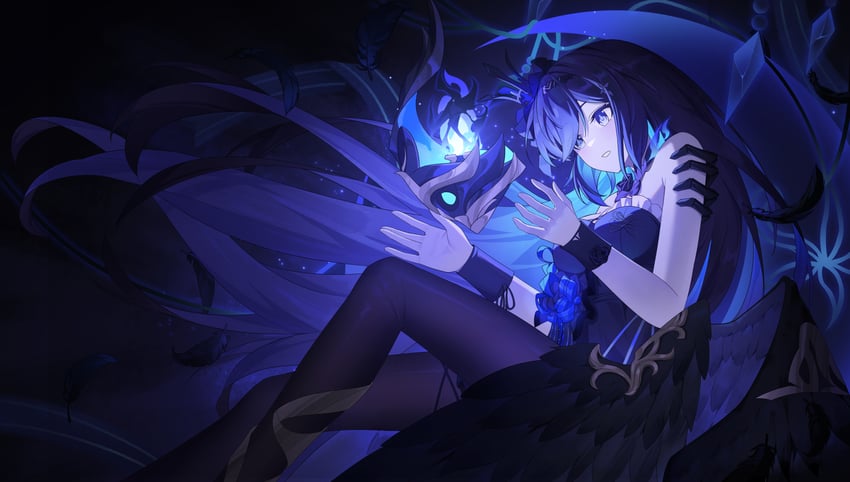 seele vollerei (honkai and 1 more) drawn by sye-
