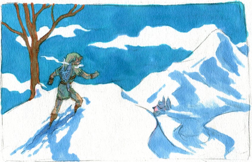 link (the legend of zelda and 1 more) drawn by rvsa