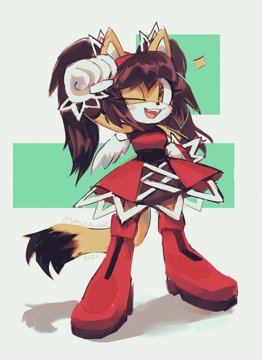 honey the cat (sonic and 2 more) drawn by spacecolonie