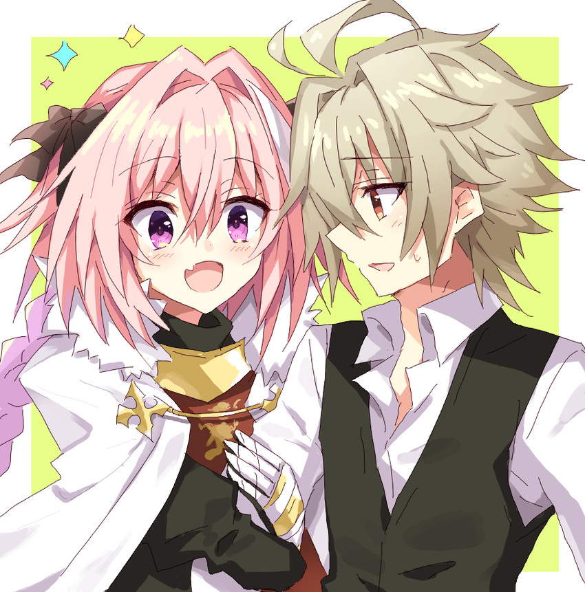astolfo and sieg (fate and 1 more) drawn by risei_jouhatsushita_ponco